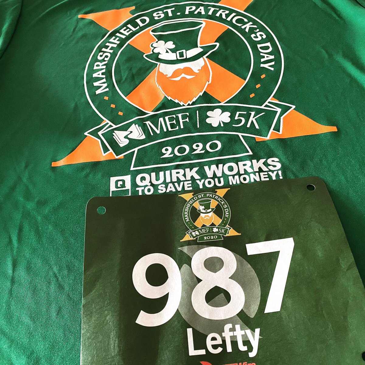 Bib pick up today at Marathon Sports in Norwell, 11 am - 6 pm. #marshfieldma #marshfieldstpatricksday5k
