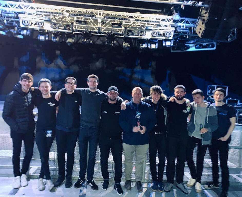 TheSherlocks's tweet photo. Teamwork makes the dream work! Big love to all our top crew for making this tour possible, set of legends!! What a tour!!❤️ https://t.co/FLz2fJ3gLy