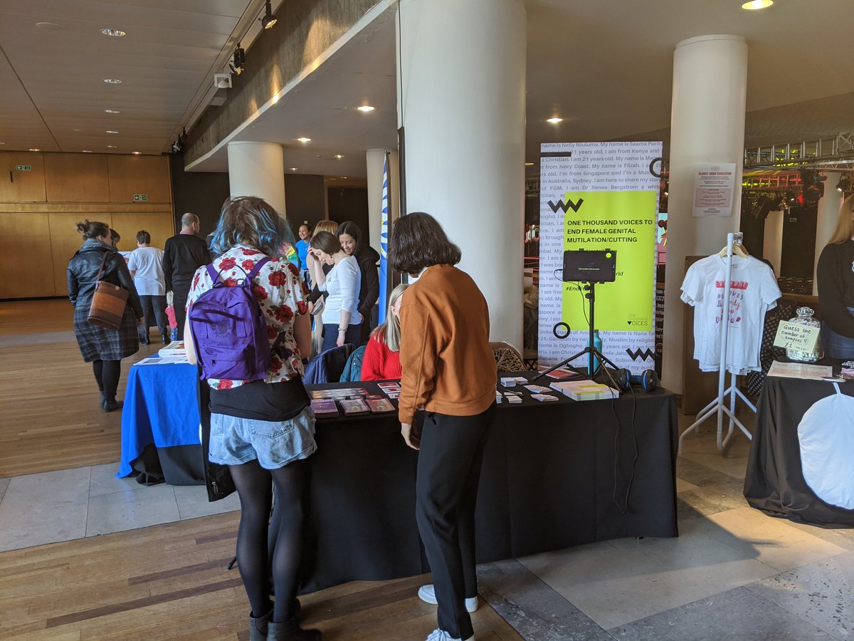 Come see us at <a href="/WOWisGlobal/">WOW - Women of the World</a> where we're presenting sound installation <a href="/Voices1Thousand/">One Thousand Voices</a> with <a href="/Amref_UK/">Amref Health Africa UK</a> &amp; <a href="/FORWARDUK/">FORWARD UK</a> 

#IWD2020 #endfgc #endfgm #WOWLDN