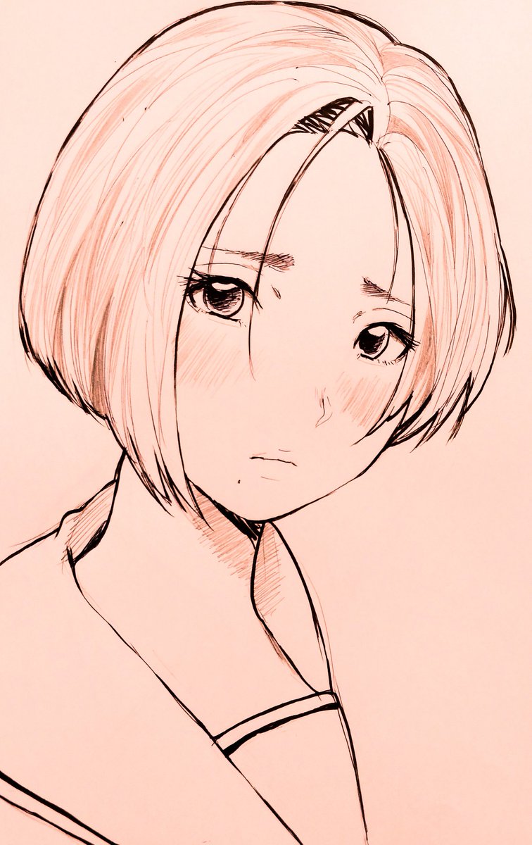 大人っぽい雰囲気がコンプレックスの女の子 ミサキトージのイラスト 大人っぽい雰囲気がコンプレックスの女の子 ミサキトージのイラスト
