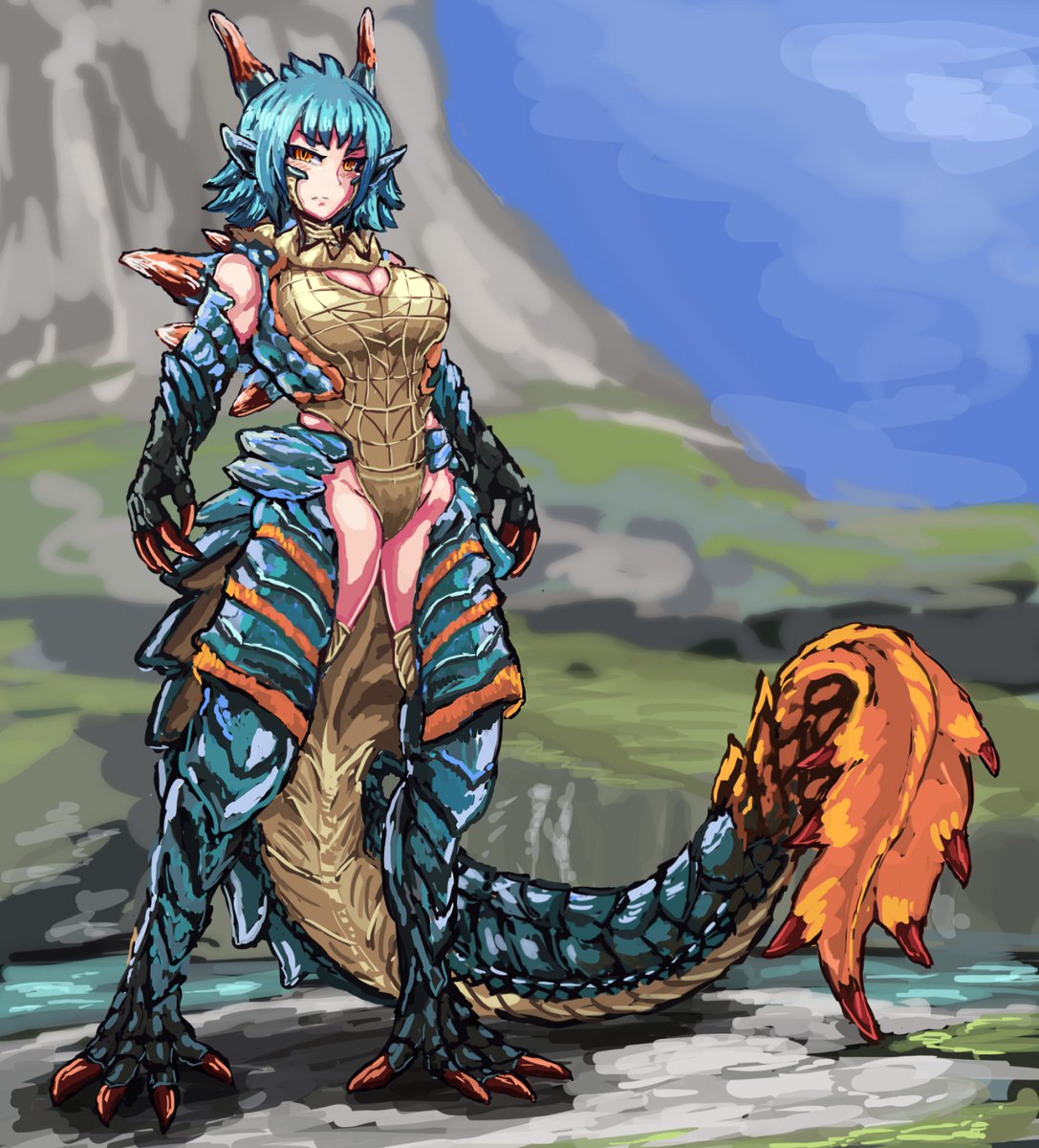 koburatuisut's tweet photo. ラギアクルスさん
水中代表王者系電撃大渦海竜娘 https://t.co/AGxizyOOze