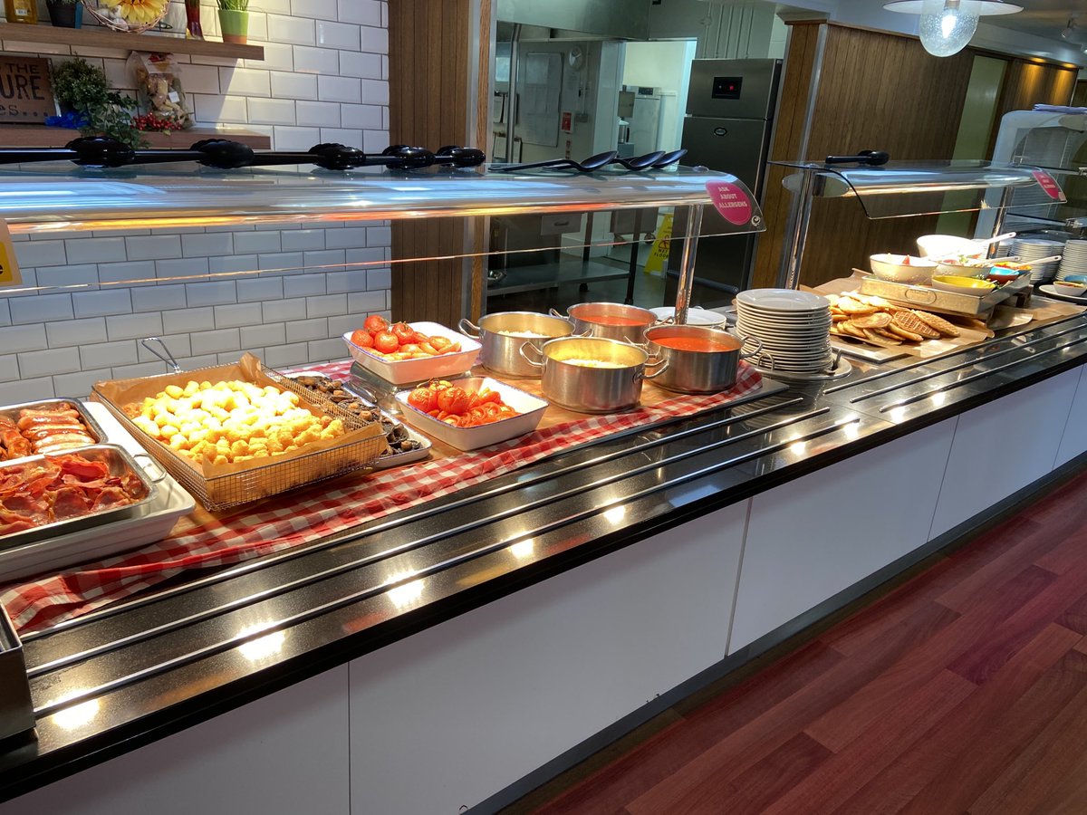 American brunch at Pangbourne home made waffles and pancakes went down well