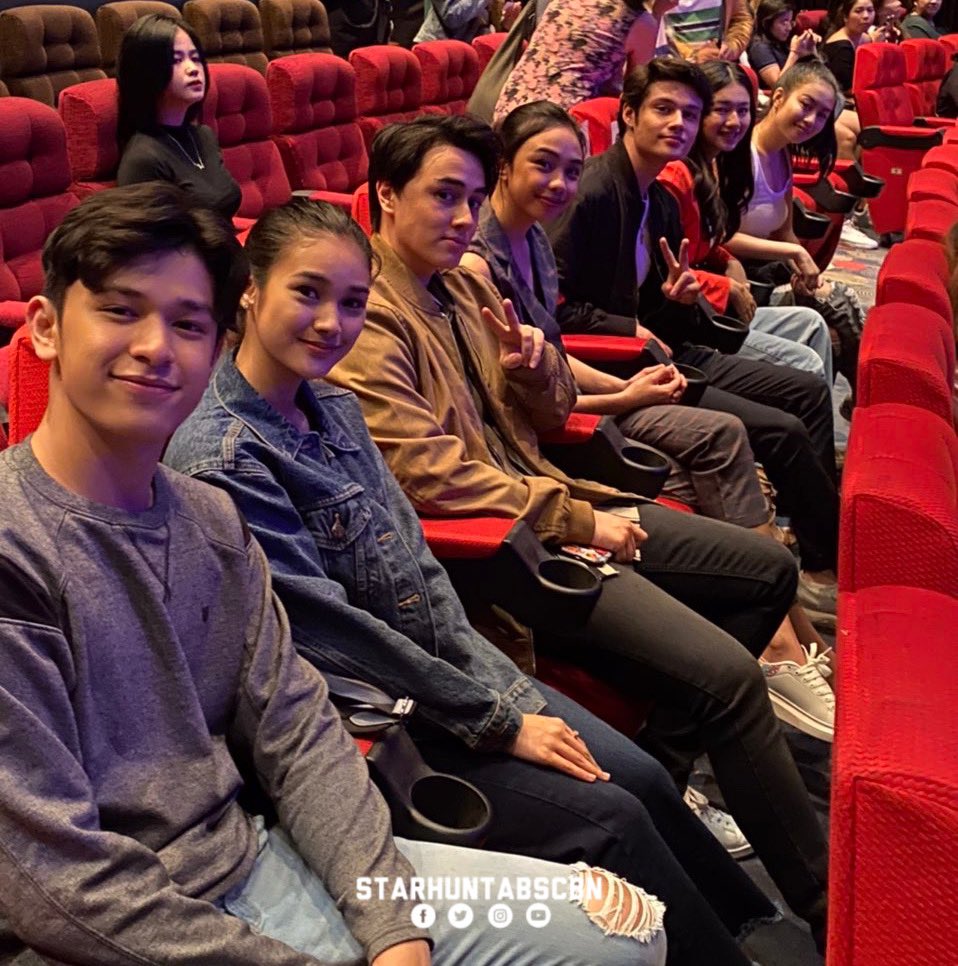 starhuntabscbn's tweet photo. Aljon, Karina, Edward, Maymay, Rhys, Kaori and Ashley are now here at the Dolphy Theater for #TabingIlog2020 🍃 https://t.co/CPSPqpGyDQ