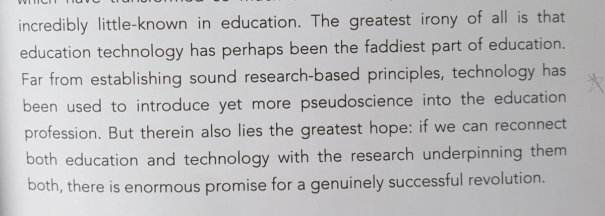 Although edtech has tended to promulgate some dodgy ideas, there are reasons to be optimistic about the possibilities of edtech to support the learning of information but not in replacing the teacher.