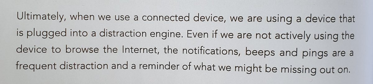 Devices can be hugely distracting even when they are not being used. Just having them near by can be enough to impact negatively on pupils' attention.