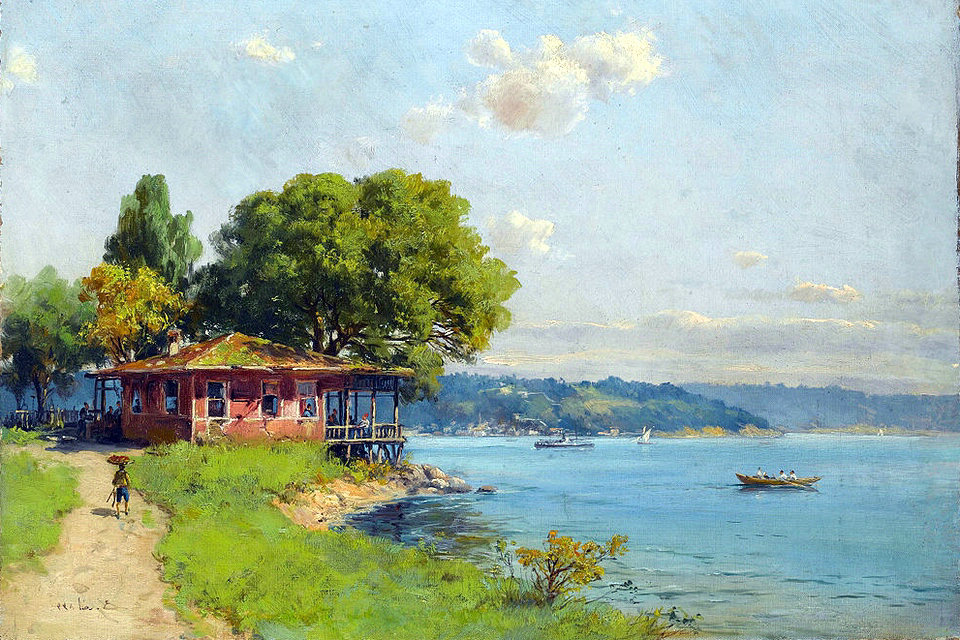 ideamoodart's tweet photo. Hoca Ali Rıza (1858 – 1939) was a #Turkish #painter.Born in Uskudar, #Istanbul. Painted many #landscapes of Istanbul and especially #Uskudar. https://t.co/T845Q0Q5k8