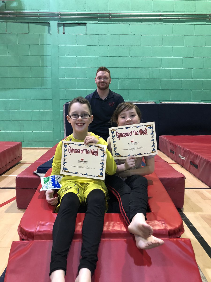 A big well done to Lacey and Nathan for being our star gymnasts at the 17.30 Thursday class. Keep it up guys 👍