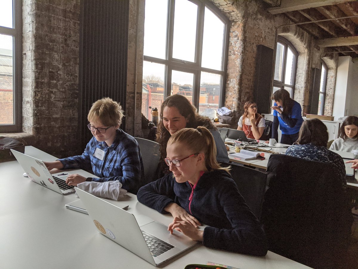 Thanks to our wonderful coaches at Django Girls Sheffield! ✨😊❤️🙌🌟🦄 @HannahSewell2 @drjtwit <a href="/Shatabdi_Dutta/">Shatabdi Dutta Roy</a> <a href="/emanuil_tolev/">Emanuil</a>
