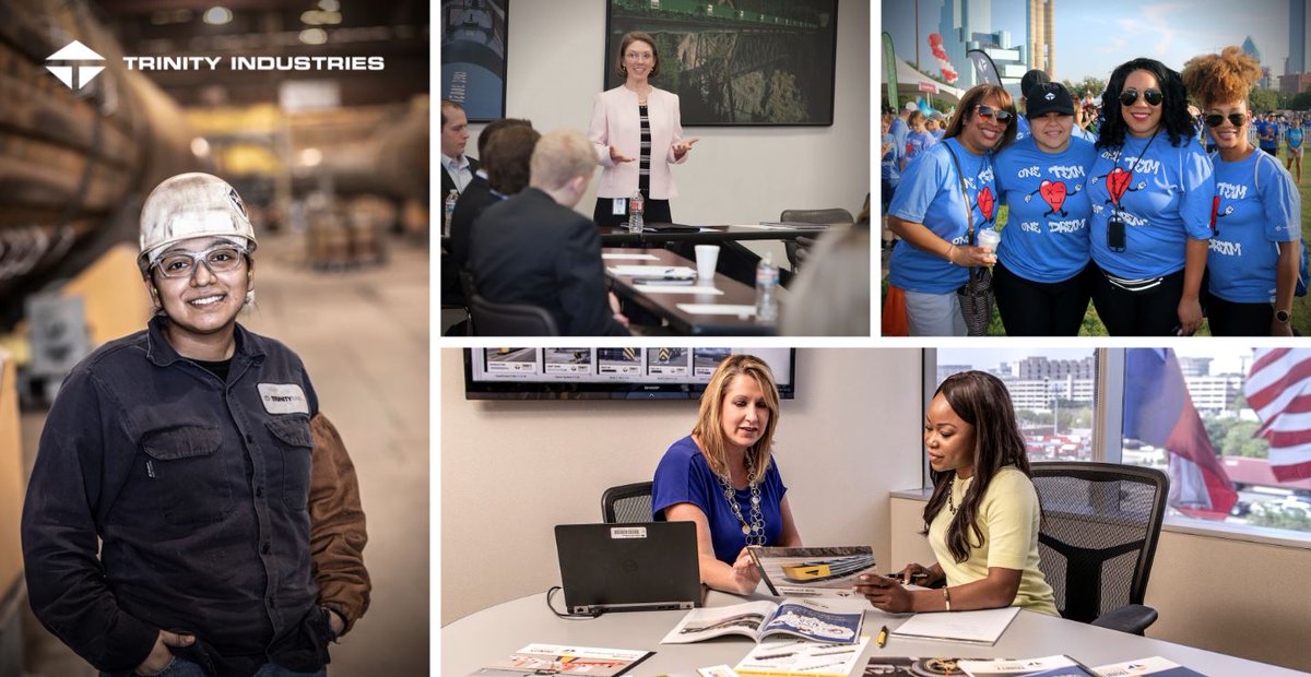 TrinityJobs's tweet photo. On International Women’s Day we would like to recognize all the Women at Trinity for their contributions. Your dedication, hard work, and collaboration make Trinity Industries what it is today. #work4Trinity https://t.co/mp3ivZTjIH