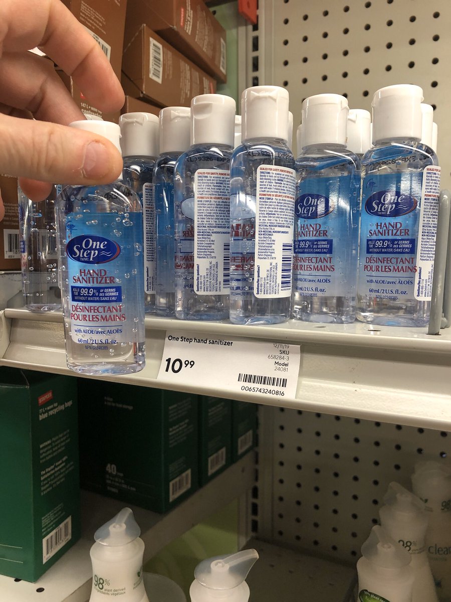 Ask_Ella's tweet photo. Shame on you @StaplesCanada for price gouging when Canadians need you most. This product usually costs about $1.69. Photo from you Dufferin Lawrence  location #Toronto
#coronavirus #COVID19 https://t.co/ORZvbruGZQ