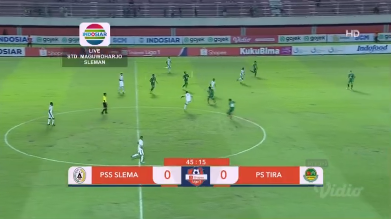 Indosiar's tweet photo. Babak kedua telah dimulai!
@PSSleman 0 vs 0 @TIRAPersikabo
#ShopeeLIGA1
#ShopeeLIGA12020
#PssSlemanDay
#PsTiraDay https://t.co/kFhVzXPRLe