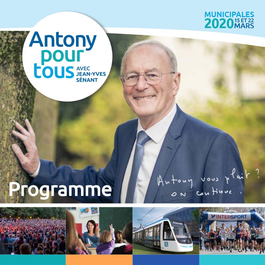 Nous vous attendons nombreux lundi à 20h30 à l’espace Vasarely pour la présentation de notre programme pour #Antony !