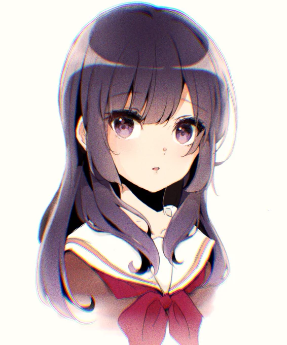 ラクガキ…
#高坂麗奈 #響けユーフォニアム #エフェクトで絵はこんなに変わる 