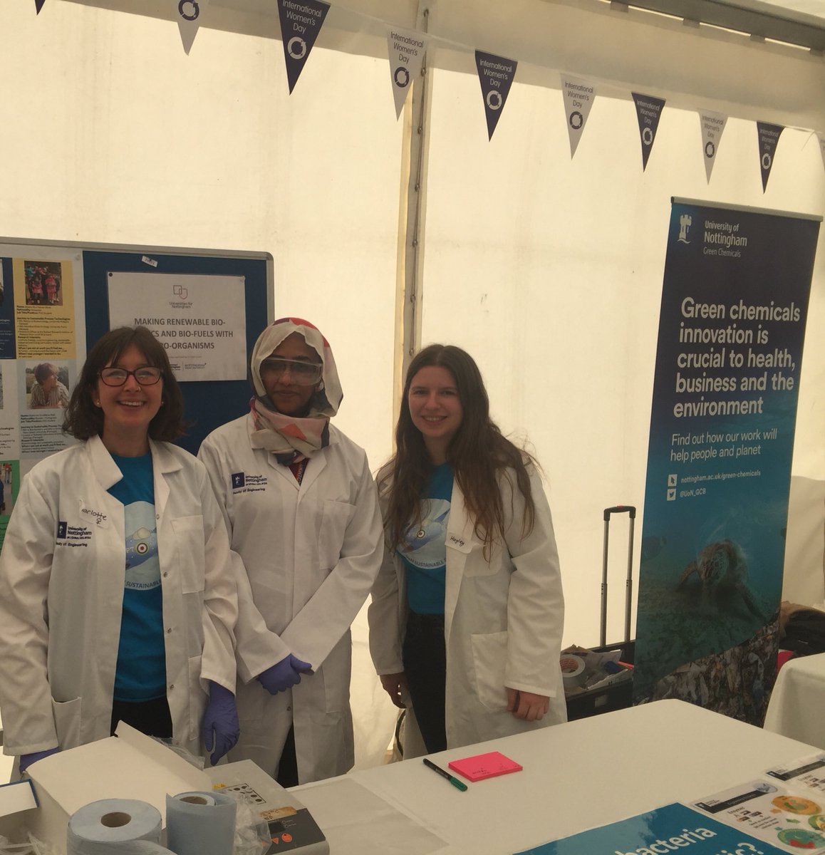 UoNSPT (@uonspt) on Twitter photo Celebrating #InternationalWomensDay at Market Square today. Showcasing the research within <a href="/UoNSPT/">UoNSPT</a> and <a href="/UoN_GCB/">Green Chemicals Beacon</a> along with the wide variety of roles by women in @UoNEngineering
#NottinghamWomen <a href="/MyNottingham/">🏹 My Nottingham</a> #IWD2020 <a href="/UoNOutreach/">UoN Outreach</a> Celebrating #InternationalWomensDay at Market Square today. Showcasing the research within <a href="/UoNSPT/">UoNSPT</a> and <a href="/UoN_GCB/">Green Chemicals Beacon</a> along with the wide variety of roles by women in @UoNEngineering
#NottinghamWomen <a href="/MyNottingham/">🏹 My Nottingham</a> #IWD2020 <a href="/UoNOutreach/">UoN Outreach</a>