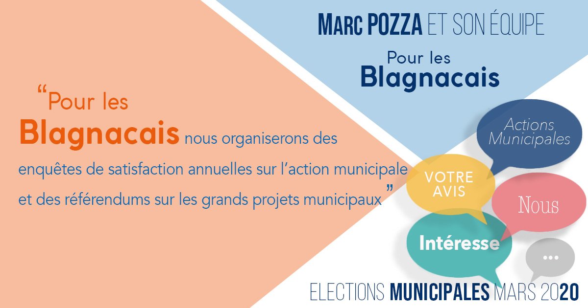 PLESBLAGNACAIS's tweet photo. [ENGAGEMENT] #28
#ParticipationCitoyenne #EnqueteDeSatisfaction
#Ensemble👬👭👫👬👭👫
#referendum

Ensemble, nous mènerons pour #Blagnac un projet collectif qui relie, qui protège, un projet qui met l’Humain au centre de la décision.

#Municipale2020
#MarcPozza https://t.co/SWWxnlJuAQ