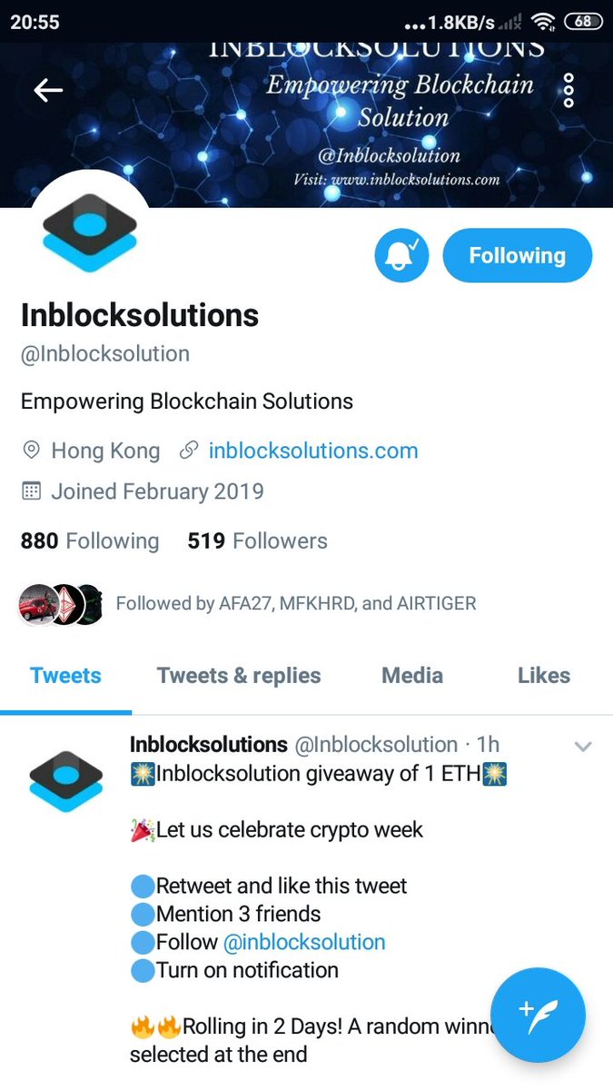 RAFAATHALLA6's tweet photo. @Inblocksolution 🎆Inblocksolution giveaway of 1 ETH🎆

@rsnmhdjr @jo4nkdr0id @na_toen @ibnul_hafizd @ytstststs

#giveaways #Crypto #ETH #Airdrops https://t.co/zmfKIPCwuU