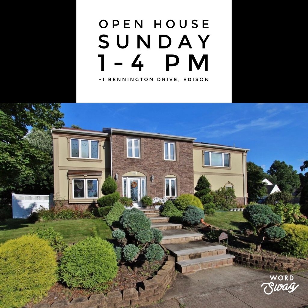 LacerdaTeam's tweet photo. OPEN HOUSE SUNDAY MARCH 8TH 1 - 4 PM.
COME SEE THIS BEAUTIFUL NORTH EDISON COLONIAL.
#openhouse #openhousenj #homeforsale #lacerdateam #sundayfunday #househunting #comeanytime #visitus #forsale #REALESTATE https://t.co/Ng8lEL2bQV