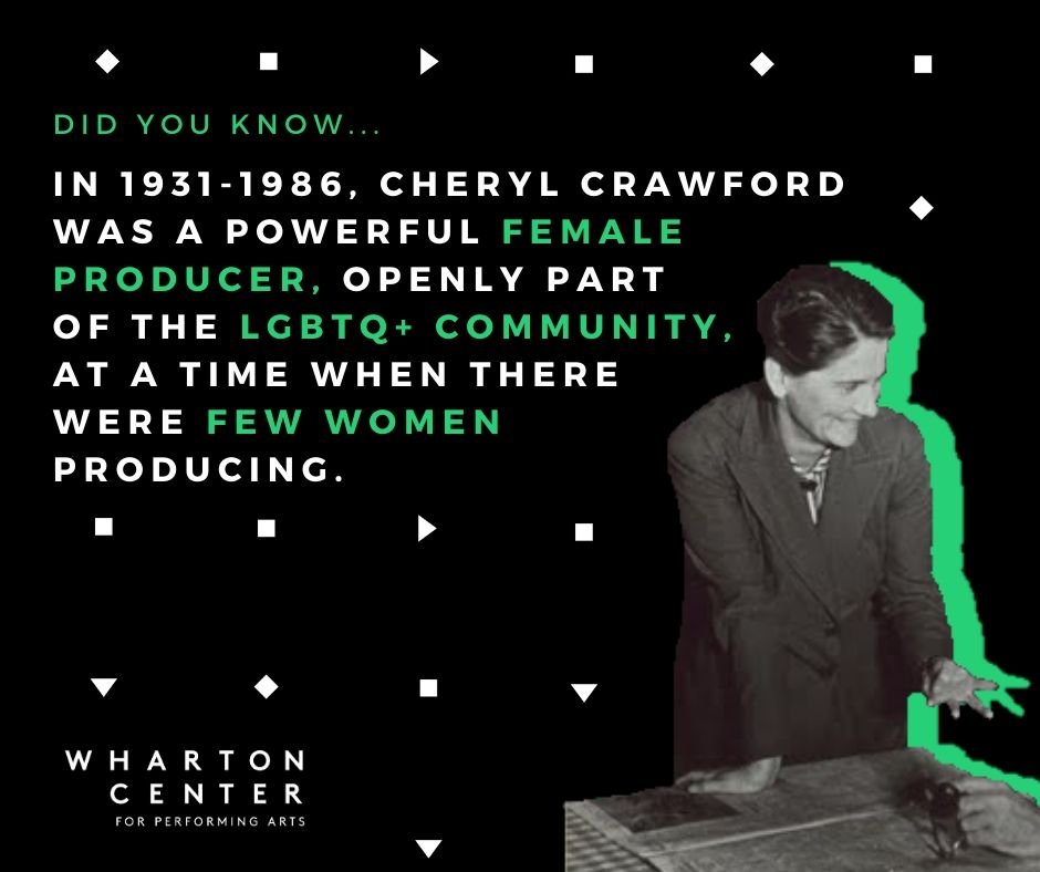 WhartonCenter's tweet photo. Happy International Women's Day!
Today we're talking about Cheryl Crawford, an impactful woman producer who was also part of the LGBTQ+ community. She was also a co-founder of two major movements in American theater! #WomensHistoryMonth #IntersectionalHistory https://t.co/8wscnZMt3l