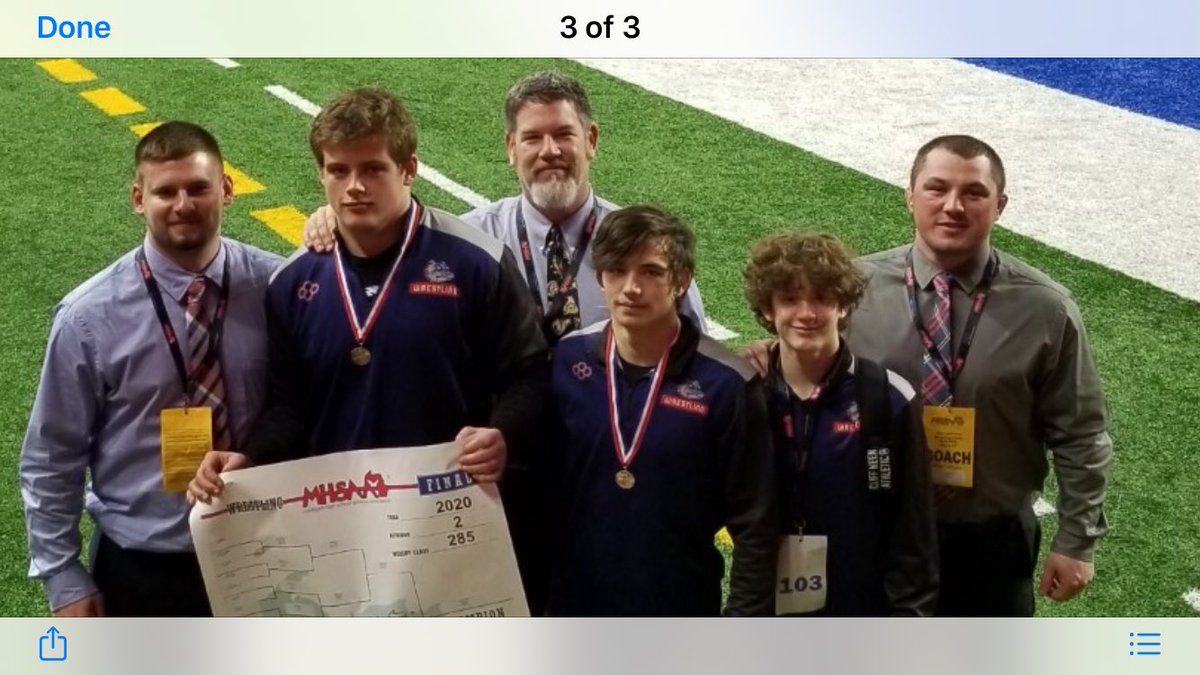 Congrats wrestlers and coaches on a great season.