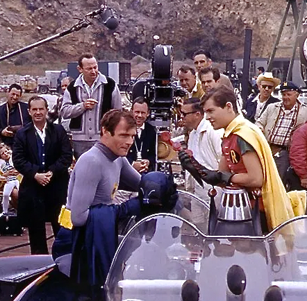 oxley264's tweet photo. BATMAN the movie 1966
Behind the scenes
Adam West  Burt Ward https://t.co/pNYXxLq0tY