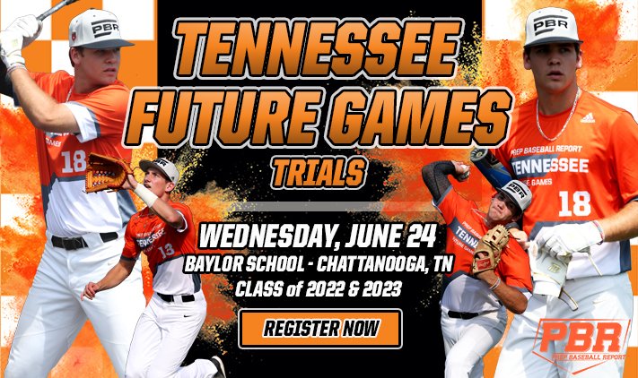 The Future Games Trials have been set for Wednesday, June 24 at <a href="/BaylorBase/">Baylor School Baseball</a>.

Your opportunity to earn an invite to the PBR Future Games, while also receiving your data from TrackMan, Blast, Driveline, and Vizual Edge. 

You won't want to miss out >> bit.ly/3cAZXoQ