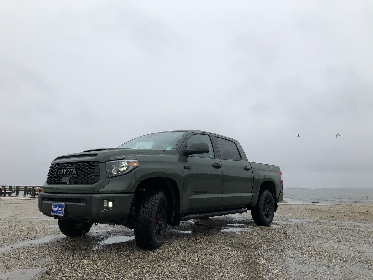 TundraDude34's tweet photo. 2020 TRD Pro Tundra (Army Green) #youtuber #toyota #tundra #toyotatundra #trd #trdpro #teamtoyota #toyotanation #letsgoplaces @Toyota @TMMTX @ToyotaRacing @DavidWilsonTRD https://t.co/iG3URassOv