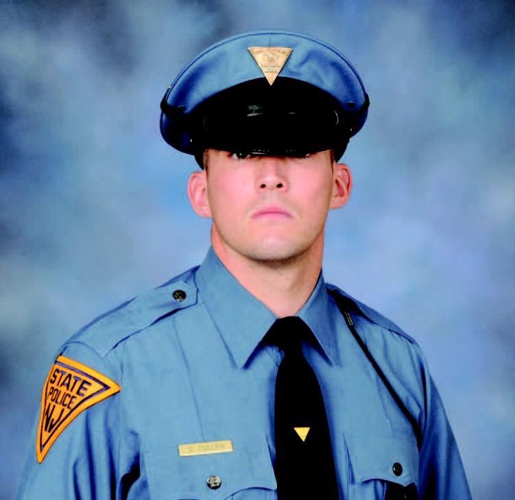 NJSP's tweet photo. Today we remember Trooper Sean Cullen #7594, who died on March 8, 2016 as a result of injuries sustained when he was stuck by a car in the line of duty on March 7, 2016. #GoneButNeverForgotten https://t.co/dVeimufi1o