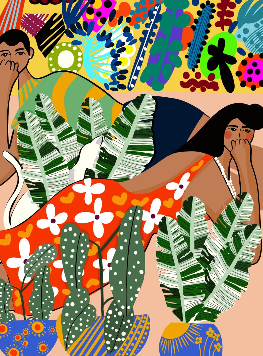 harrietadkin's tweet photo. Happy International Women's Day! Loved chatting to Illustrator Dina Razin about her vibrant portrayals of strong, culturally diverse women; what it means to be female; motherhood; and art as a form of yoga. #IWD2020 #EachforEqual #dinarazin @illustration
https://t.co/UCOUAIXYd7 https://t.co/kjMhNzjBQP