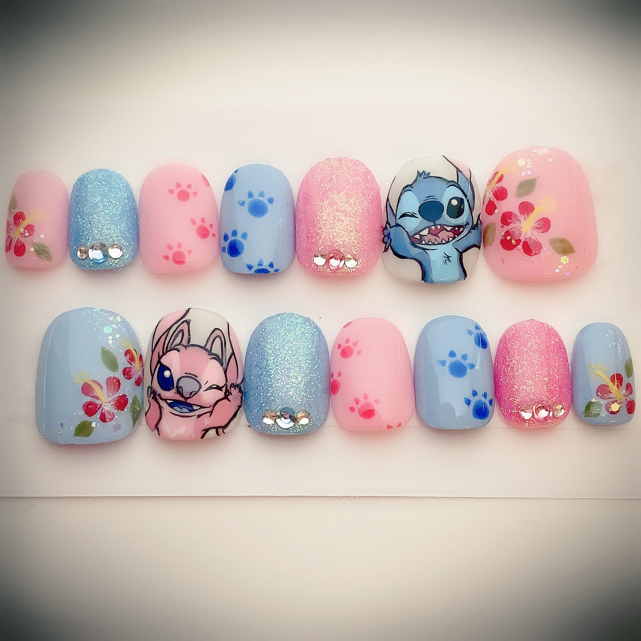 Twitter 上的 Koririo Nail スティッチ エンジェル 痛ネイル 痛くない痛ネイル ディズニーネイル T Co Wjcyvoedxg Twitter