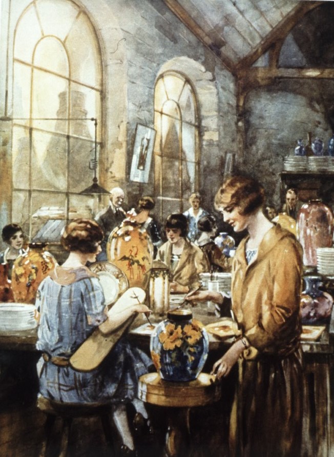 On International Women’s Day, we are highlighting the role of women in the British pottery industry. Women were not widely recognized as leading designers until the 1920s. See the work of the Art Deco divas, Clarice Cliff and Daisy Makeig Jones, at WMODA. wmoda.com/flappers-vamps…