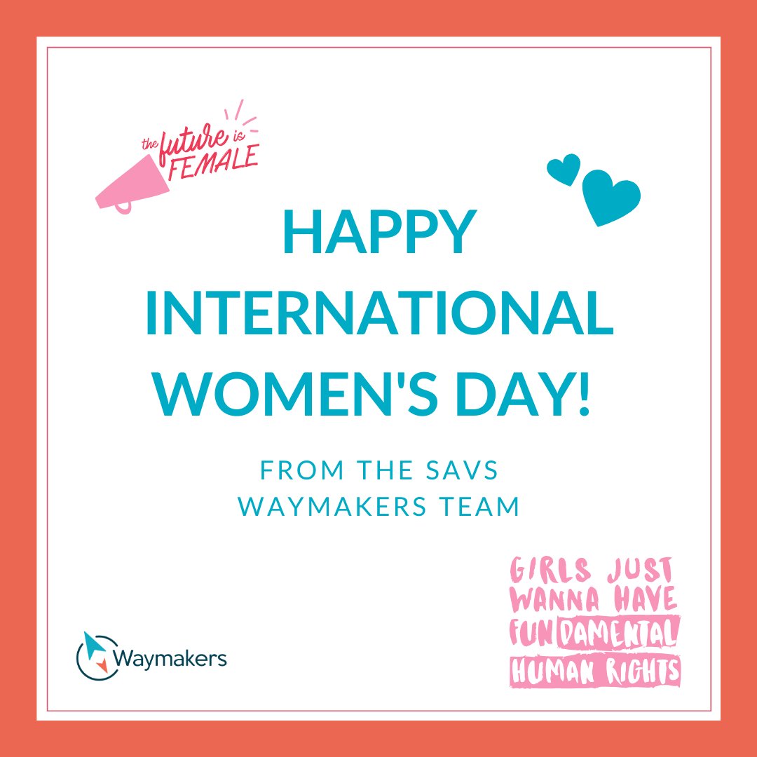 SAVSWaymakersOC's tweet photo. On International Women's Day we celebrate women all over the world for their accomplishments, strengths, and for being who they are today and everyday! Celebrate the women and girls in your life by respecting and validating their stories #WaymakersOC #InternationalWomensDay https://t.co/QtTAdOx4UR