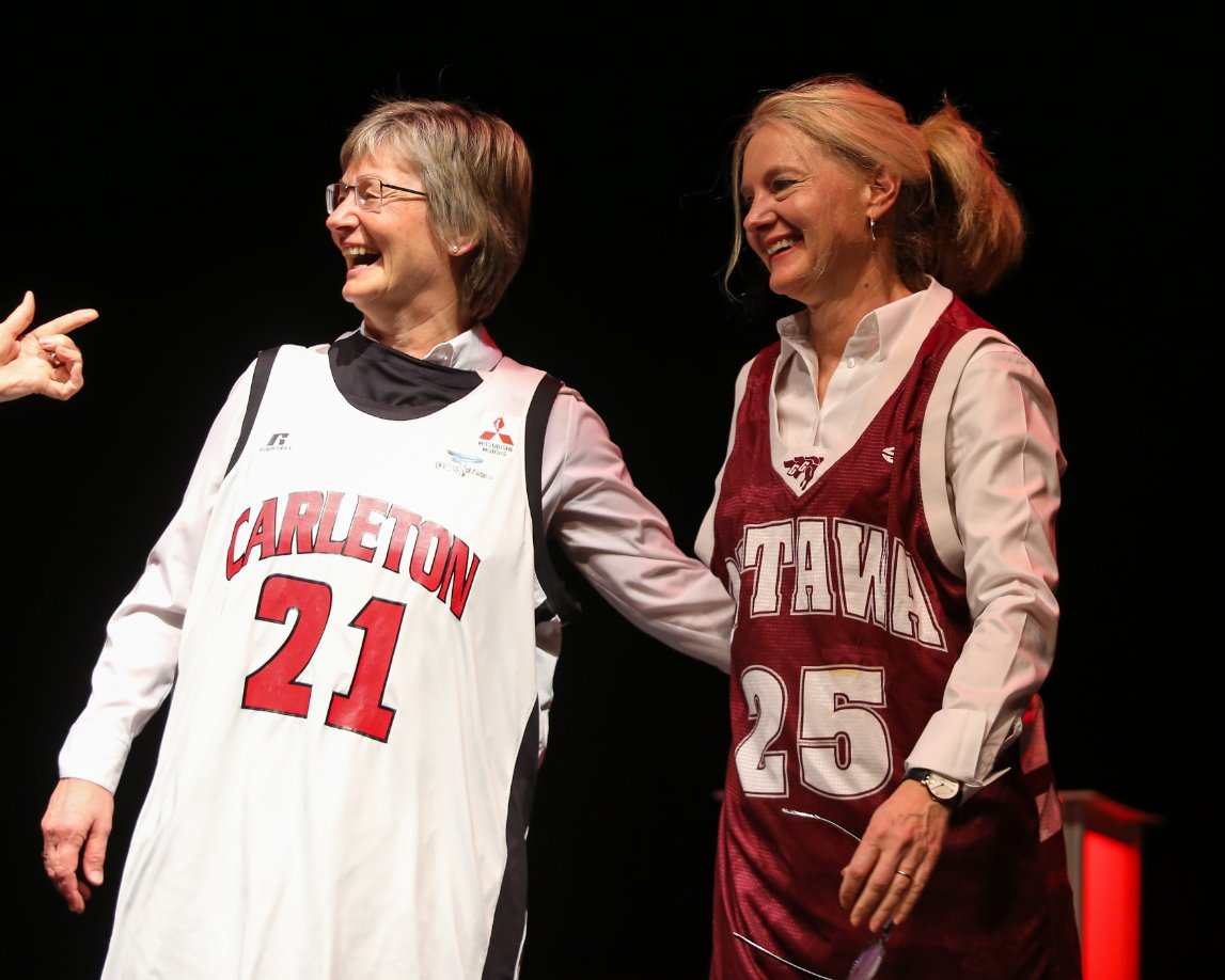 CURavens's tweet photo. Today for the first time ever the Women’s &amp; Men’s National Championships will be played in the same venue!

BIG shoutout to the amazing women working behind the scenes to pull off this historic tournament, led by frenemy AD's Jennifer Brenning &amp; Sue Hylland 🏀🏆#IntlWomensDay https://t.co/fyeGwitCGv