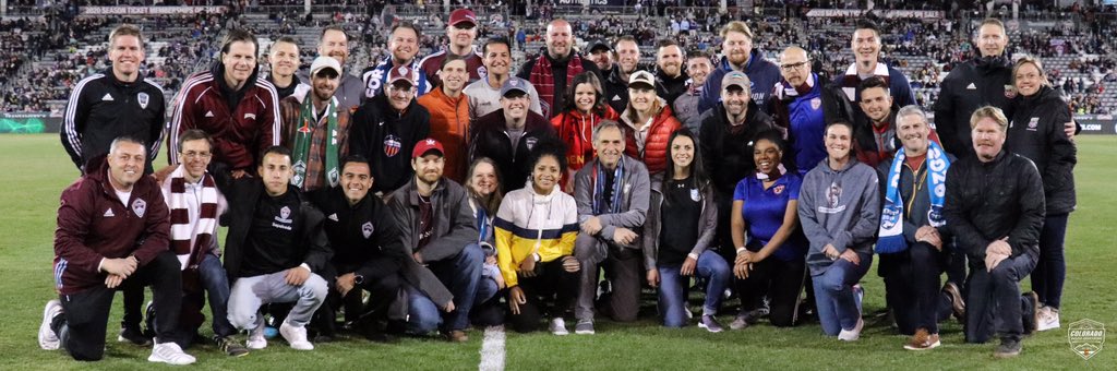 wearecosoccer's tweet photo. Our 2019 Colorado Soccer Coaches of the Year getting some recognition at the @ColoradoRapids game last night 🙌🏻 https://t.co/mEb9DT8f0j