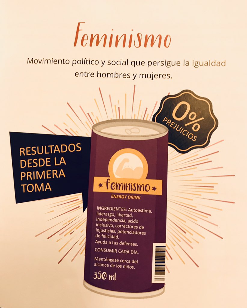 mtorneroy's tweet photo. #FeminismoIlustrado de María Murnau y Helen Sotillo, lectura obligada para todxs. #Feminismoenergydrink #8M https://t.co/NmLExK3tEy