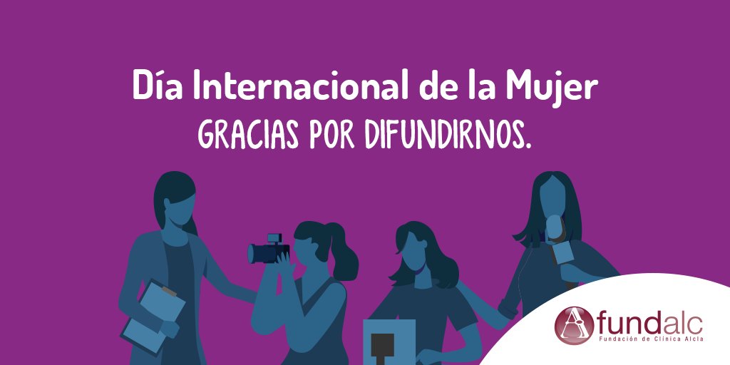 fundalc's tweet photo. #FelizDiaMujeres de prensa que nos ayudan a difundir noticias de inclusión, rehabilitación y solidaridad. Gracias!
@paulagarcia3 @paulatorresrse @PerdomoVero @veronicavarano @fundlanacion @SilviabFiore @Mariayuso_ @todonoticias @radiomitre @la100fm @AgenciaTelam https://t.co/iaxWhtuCF5