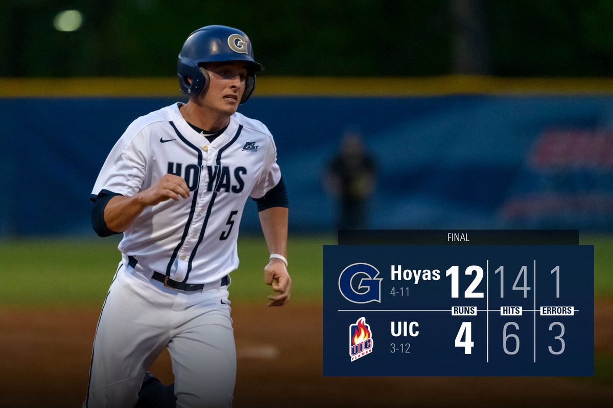 GtownBaseball's tweet photo. HOYAS WIN!! AJ Lotsis reaches base 6 times and Anthony Redfern picks up the win with 6 Ks in 5.1 innings! #HoyaSaxa https://t.co/SkgIGwpk3u