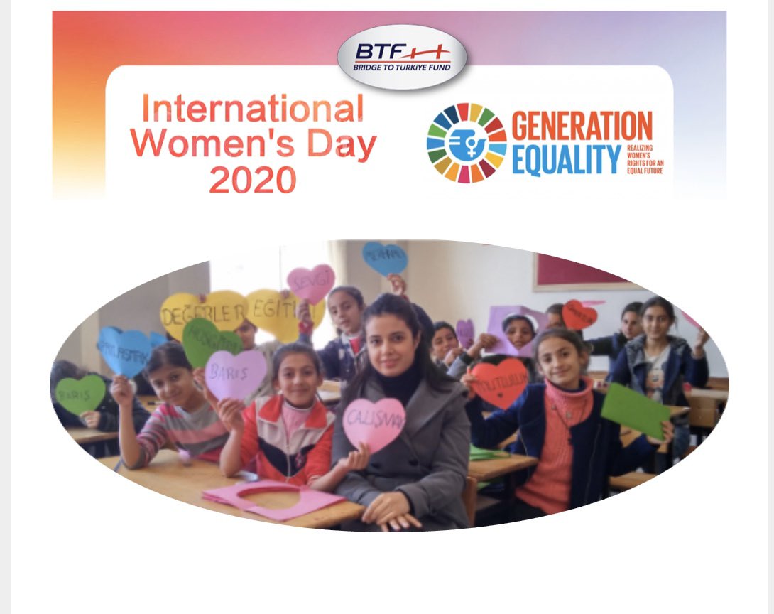bridge2turkiye's tweet photo. Today is International Women's Day, a day to collectively drive towards a gender equal world, to challenge stereotypes, fight bias, broaden perceptions, and celebrate women's achievements...  
An equal world is an enabled world!
#IWD2020  
#EachForEqual
#BridgeToTurkiye https://t.co/za1dbQHBra