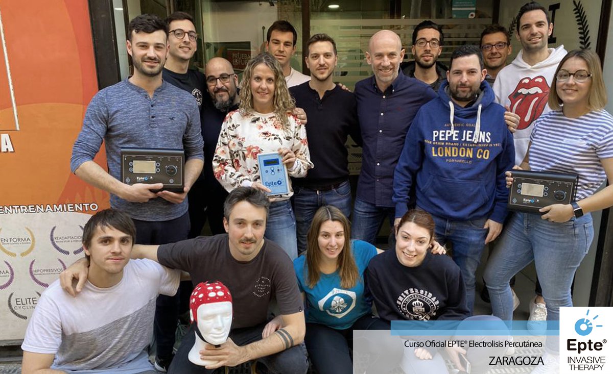 ionclinics's tweet photo. Muchas gracias a lxs alumnxs del Curso #EPTE #electrolisispercutanea + #ecografia en Zaragoza con el profesor Sebas Truyols

¡Gran formación y gran grupo! https://t.co/9k34J4OTor