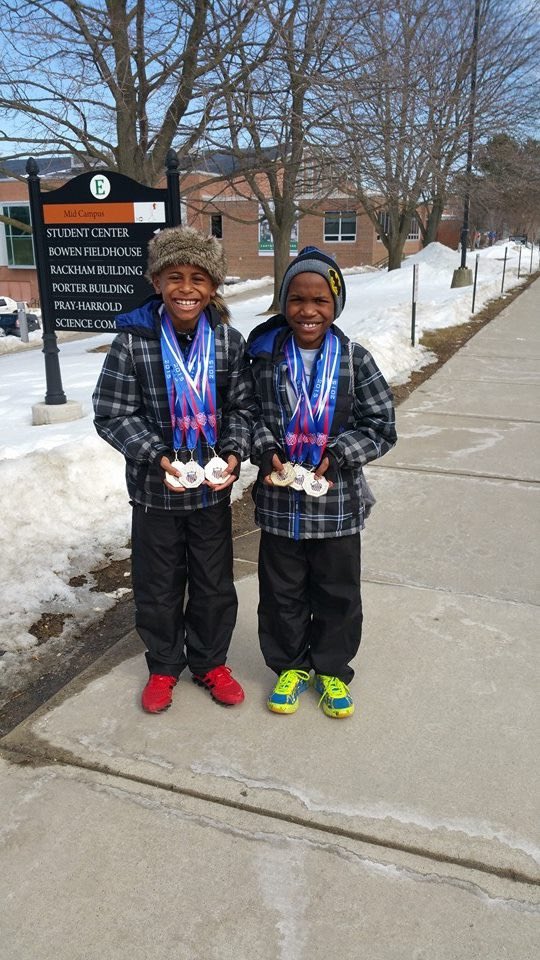 MalachiCollier3's tweet photo. My little brother up next! I’m looking forward to seeing him compete this year in middle school. We been chasing medals 🏅 together forever. #mybrotherskeeper #2023 #2025 #aautrack #usatf #usovereverything https://t.co/bP4uAowDN9