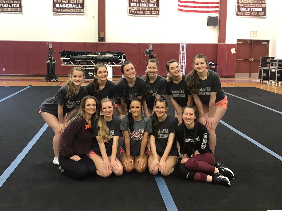 Good Luck today ladies!!! Thank you so much for doing  a great job setting up for Regionals!