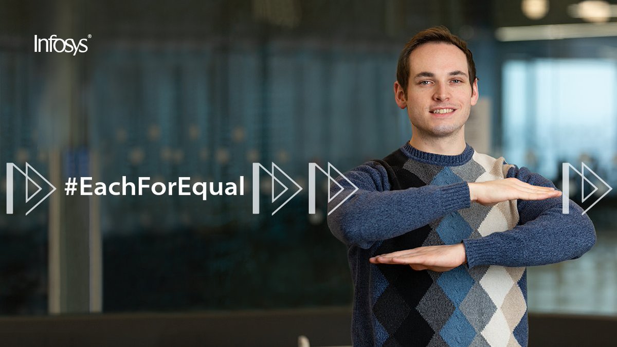 InfosysAmericas's tweet photo. “I will stand up for what is right when I see injustice around me," - Andrew Ulmer, Infosys USA. https://t.co/BPAB8vmCIx #EachForEqual #IWD2020 #IWDatInfy https://t.co/0qXpWwbUl4