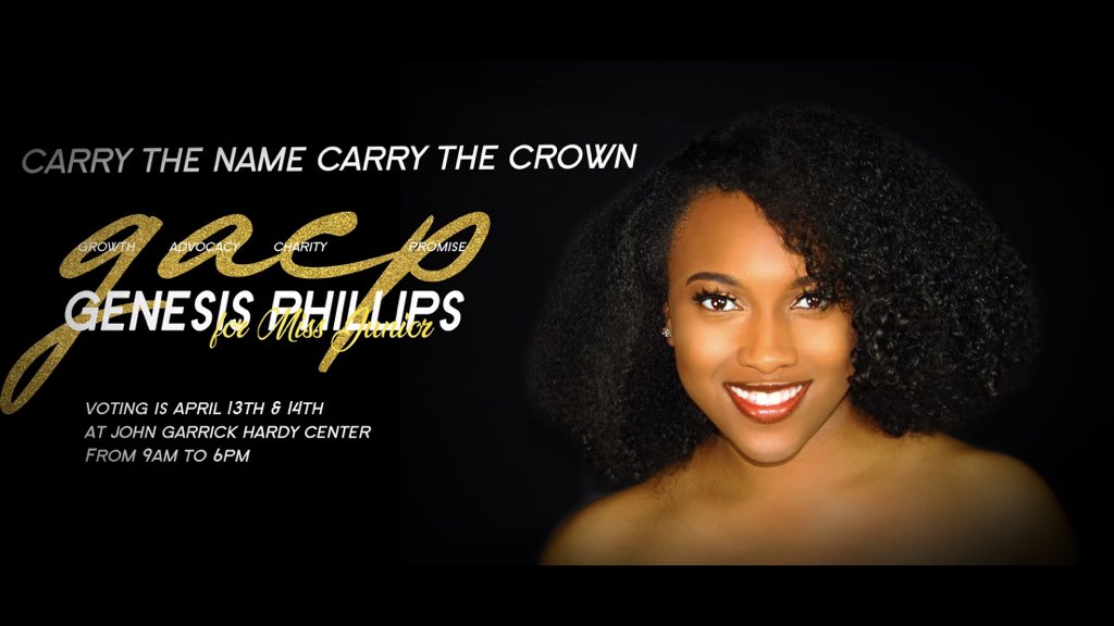 gacp__'s tweet photo. "Where there is a name there is history behind it, and who carries the name must be a continuation of it."
Greetings, My name is Genesis A.C. Phillips vowing to be Miss Junior 20’-21’ at ASU #myasu #CarrytheName #CarrytheCrown #CrownGACP https://t.co/i7rZYP2Ls0