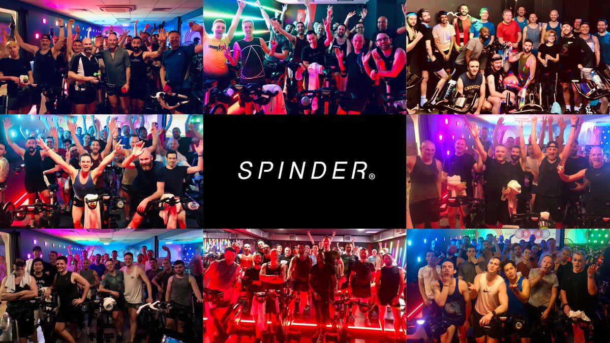 8 CLASSES + SOCIALS A WEEK ACROSS #LONDON &amp; #BRIGHTON 🚴🏻‍♂️🌈 
If you haven’t tried us yet.... FIRST SESSION IS FREE! Everyone welcome! Full schedule and booking at 🎟 wearespinder.com