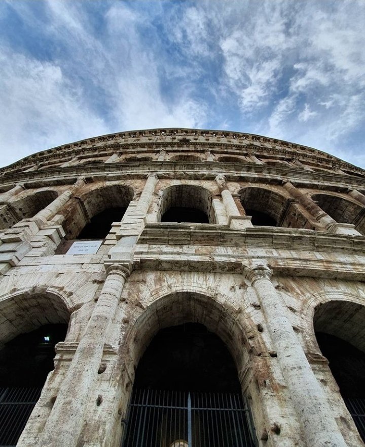 AloiseVeronica's tweet photo. Fortis cadere, cedere non potest... 
@_MiBACT #ParcoArcheologicodelColosseo https://t.co/1lUYzmcF8M