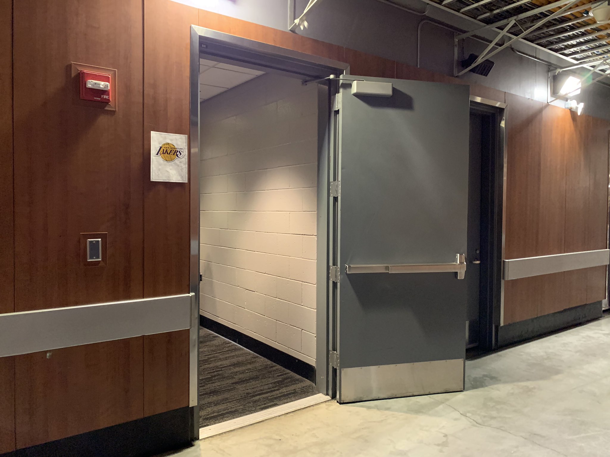Staples Center Locker Room Layout