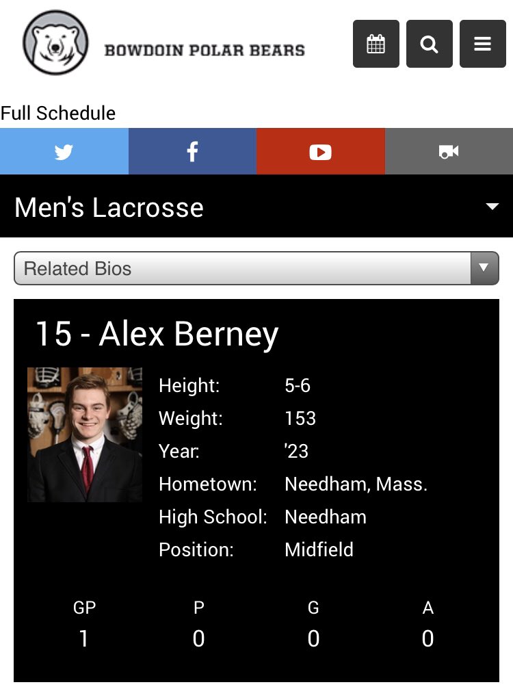 128lax's tweet photo. Congrats Berney! #speedkills https://t.co/ACflwUUqvv