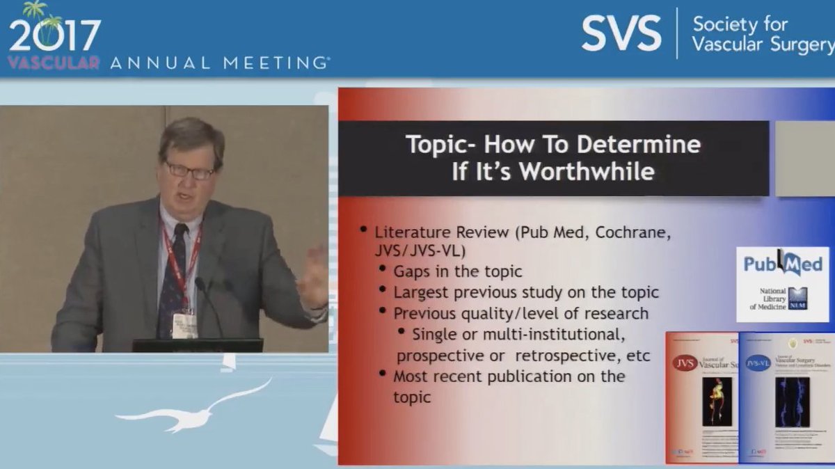 DVervoort94's tweet photo. "How to Write a Paper and Have it Accepted in the @JVascSurg or @EJVES_ESVS" - many pearls of wisdom in this @VascularSVS #VAM2017 talk.
Watch the full video here: https://t.co/8hlQeNK01b https://t.co/k9fpZPUPdp
