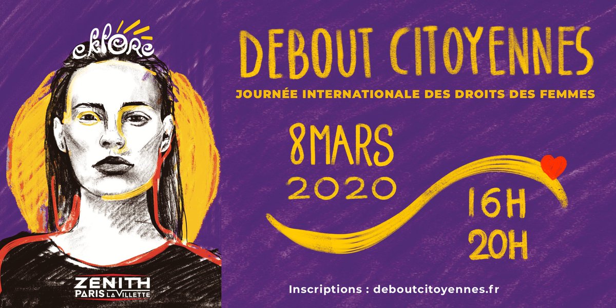 DeboutCitoyenne's tweet photo. En cette journée hautement symbolique, hommes et femmes, unissons-nous pour rendre hommage à ces Citoyens au féminin qui se lèvent le matin pour un monde plus humain ! #Deboutcitoyennes #8M2020 https://t.co/mMQ7u1GG9a