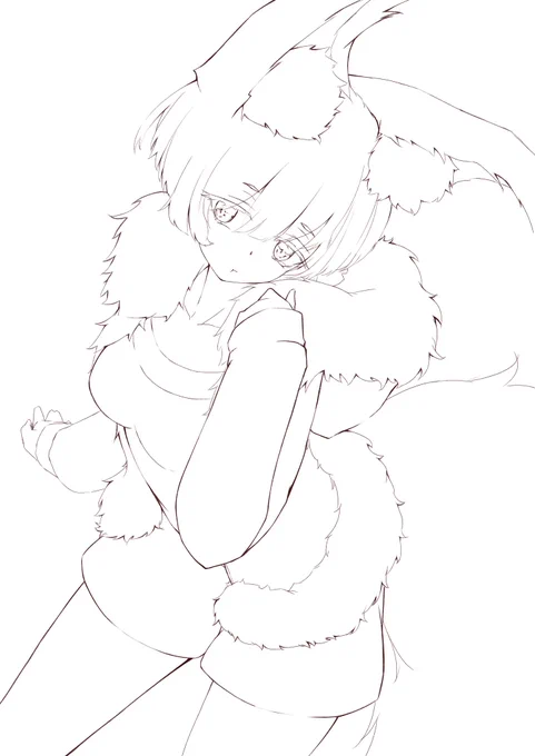 最近絵が仕上がらないので、そろそろちゃんと1枚描き終えたいという気持ちを込めたイラストです( *˙ω˙*)و グッ!ww 