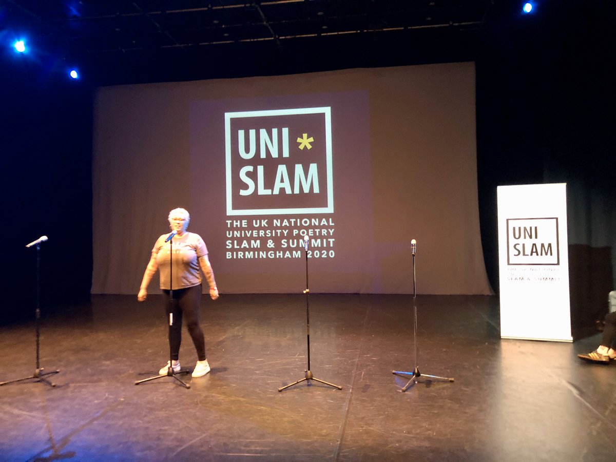 writetoempower's tweet photo. 🎉 WE HAVE MADE IT TO THE @Uni_Slam GRAND FINALS! 🎉

I am so proud of our @cardiffmet Slam Team. They have given this their all and are so freaking amazing!! 

The finals start at 6:30pm. Keep everything crossed for us!🤞

#UniSlam2020 https://t.co/jFZrcoCVGr